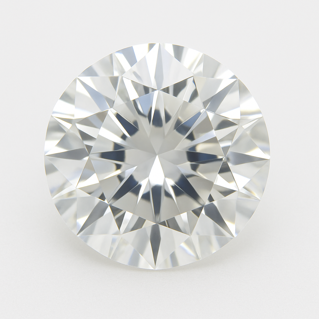 4mm brilliant cut moissanite gemstone with exceptional fire and clarity, ideal for pavé and micro-jewellery.
