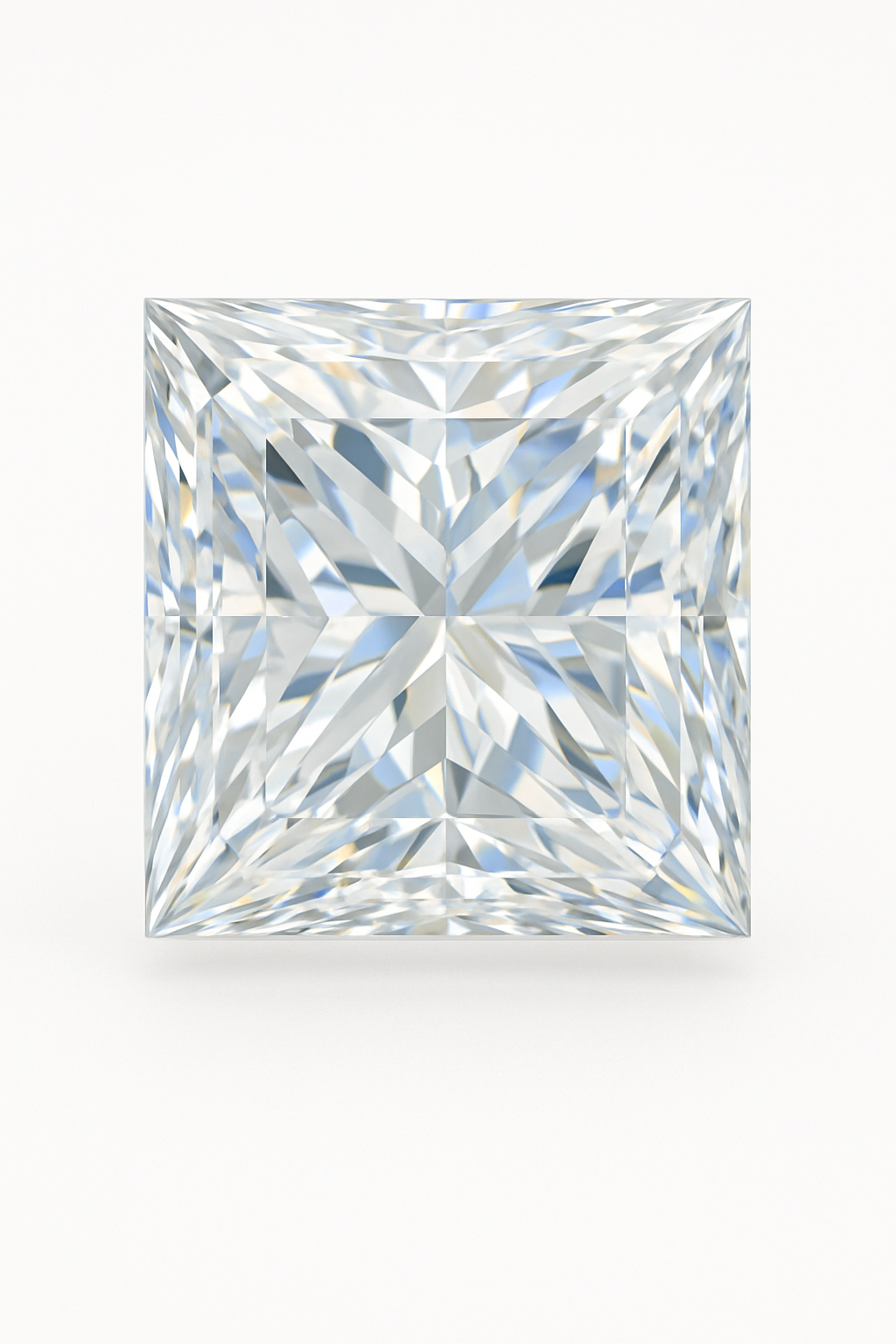 0.40ct princess cut lab-grown diamond with brilliant fire and ethical luxury quality