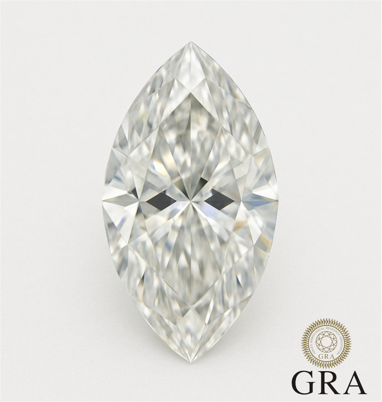 1.5ct marquise cut moissanite gemstone with high brilliance and certified clarity by GRA